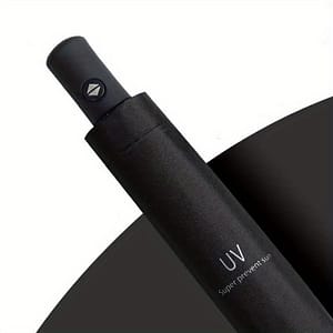 Solid Color Large Folding Umbrella With Black Uv Protective Canopy, Casual Lightweight Waterproof & Windproof Umbrella For Clothing, Shoes & Jewelry Shop Online at Dubai Trades