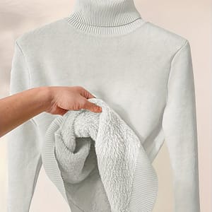 Solid Turtle Neck Pullover Sweater, Casual Long Sleeve Thermal Sweater For Fall & Winter, Women’s Clothing Clothing Shop Online at Dubai Trades