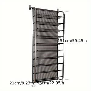 Space-saving Over-the-door Shoe Rack – , Dustproof, No-drill Wall Mount Organizer For Living Room Clothing & Closet Storage Shop Online at Dubai Trades