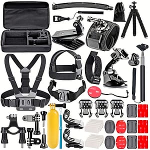 Sports Camera Accessory Kit For Hero 11 10 6 5 4 3+ 2/ Max/ Fusion/ /dji Action 1 2 3 4/ / / Yi/ Soocoo/ Action Camera Accessories Outdoor Photography Camera & Photo Shop Online at Dubai Trades 2