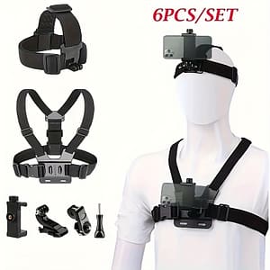 Sports Of 6 Pieces: Mobile Phone Holder For /phone/ And Other Sports Cameras Accessories Shop Online at Dubai Trades