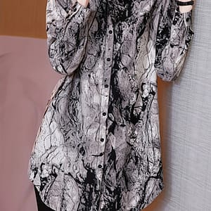 Spring And Autumn Stylish Printed Shirts For Women Blouses Shop Online at Dubai Trades