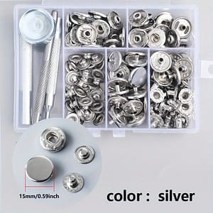 Stainless Steel 503/831 Four-in-one Buckle Quick Buckle Snap Button Clothing Button Mother Buckle Gun Black Bronze Arts, Crafts & Sewing Shop Online at Dubai Trades