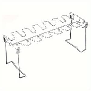 Stainless Steel Chicken Leg & Wing Rack – Foldable Vertical Roaster Stand For Bbq, , Oven – Ideal For Picnics, Camping, Cooking – Kitchen Accessory Barbecue Tools Shop Online at Dubai Trades