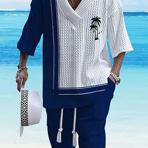 Star Obm 2024 -border New Product Jacquard T-shirt Set Independent Station Hot Item Jacquard Short Sleeve T-shirt Set Active Shop Online at Dubai Trades 2