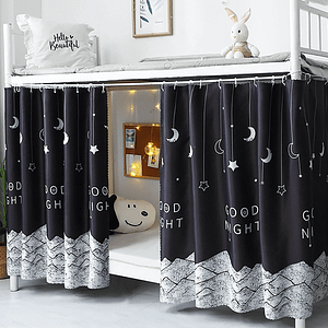 Starry Curtain – 1pc, Blackout Dorm Room Window Divider, Polyester, Machine Washable, Mixed Colors Bed Canopies & Drapes Shop Online at Dubai Trades