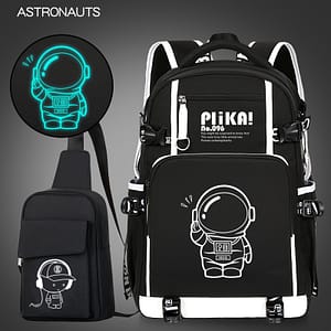 Stylish Large Capacity Backpack With 16-inch Laptop Compartment – Lightweight, Casual College Bag For Men, Chest Bag, Fashion Trend, Youth Campus Clothing, Shoes & Jewelry Shop Online at Dubai Trades