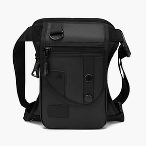 Stylish Men’s Oxford Drop Leg Bag – Lightweight Hip Waist Pack With Adjustable Strap, Multiple Compartments For Outdoor Activities, Fashionable Black Clothing, Shoes & Jewelry Shop Online at Dubai Trades