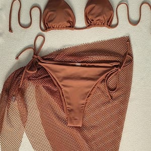 Swim Fashion Mesh Skirt Sexy Bikini Three-piece Set Bikinis Shop Online at Dubai Trades