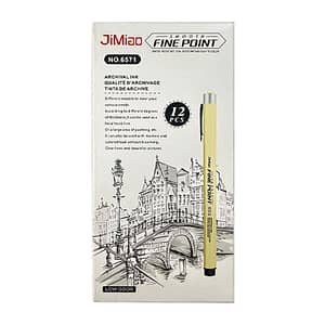 12-pack Of Drawing Pens: Anime, Sketching, Calligraphy, And More – Art Supplies For Artists, Designers, And Office/school Use Office & School Supplies Shop Online at Dubai Trades
