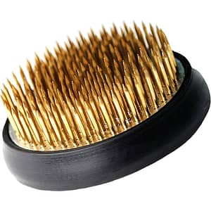 1pc Copper Sword Mountain Flower Frog With Needle & Cleaning Brush – 2.4″ Round, Durable Craft Tool For Floral Arrangements Arts, Crafts & Sewing Shop Online at Dubai Trades