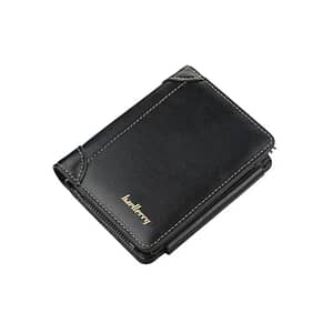 1pc Men’s Short Multi-card Slots Three-fold Zipper Coin Pocket Wallet Fashion Thin Card Bag Give Gifts To Men On Valentine’s Day Accessories Shop Online at Dubai Trades