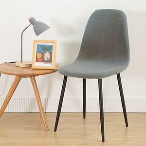 1pc Milk Color Stretch Chair Dining Chair Slipcovers Polyester Slipcover Band Chair Chair Slipcovers Shop Online at Dubai Trades