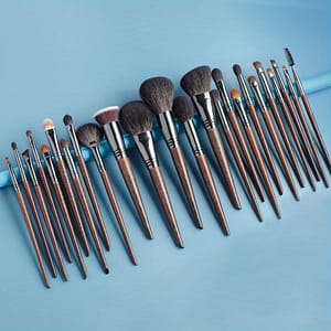 24pcs Makeup Brushes Set Natural Goat Hair Powder Foundation Contour Blending Eyeshadow Eyeliner Makeup Tools Beauty & Personal Care Shop Online at Dubai Trades