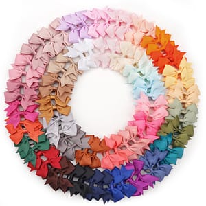 80 Hair Ties With Bows, 2 Inches Beauty & Personal Care Shop Online at Dubai Trades