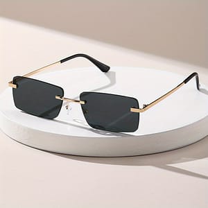 A Pair Of Stylish Metal Rimless Glasses For Men, Casual Wear. Accessories Shop Online at Dubai Trades