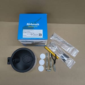 Airbrush Cleaning Kit With Metal Holder – Glass Waste Collector & Pen Washer For , Cleaning Brush Air Tool Parts & Accessories Shop Online at Dubai Trades