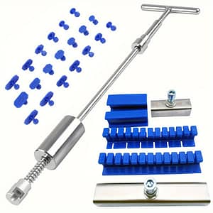 Car Paintless Dent Repair Kit: Slide Hammer, Reverse Hammer, Body Suction Cup, Adhesive Blue Glue Tabs (no Glue Included) Automotive Shop Online at Dubai Trades