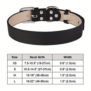 Dog Soft Leather Collar Adjustable Puppy Collar For Small Medium Large Dogs Pet Accessories Basic Collars Shop Online at Dubai Trades
