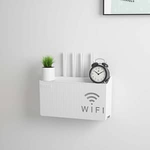 Easy-install Wireless Router Holder – No-drill Wall Mount Storage Box, Polished Finish, Organizer For , Utility Hooks Home & Kitchen Shop Online at Dubai Trades