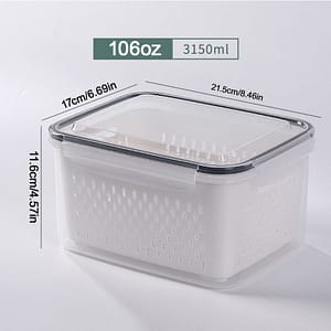Fresh Produce Vegetable Fruit Storage Containers, Bpa-free Fridge Storage Container, Fridge Organizers, Used In Storing Fruits Vegetables Meat Business, Industry & Science Shop Online at Dubai Trades 2