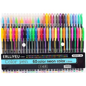 Gel Pens Set Colored Pen Fine Point Art Marker Pen 60 For Adult Coloring Books Doodling Scrapbooking Drawing Writing Sketching Highlighter Pens Gel Ink Rollerball Pens Shop Online at Dubai Trades