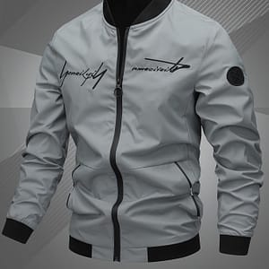 Men’s Letter Embroidered Casual Jacket Active & Performance Shop Online at Dubai Trades