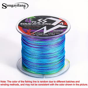 Sougayilang 4 Strands Pe Braided Fishing Line – Strong, Durable, And Long-lasting – Available In 109yds, 328yds, And 546yds Braided Line Shop Online at Dubai Trades
