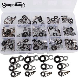 Sougayilang 75pcs 15 Sizes Diy Fishing Rod Guides Repair Kit Fishing Shop Online at Dubai Trades