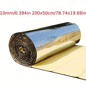 Soundproof Pads For Car Trunks 200*50cm 5/7/10mm Car Sound Mat Proofing Deadener Heat Noise Insulation Deadening Mat Hood Closed Cell Automotive Shop Online at Dubai Trades