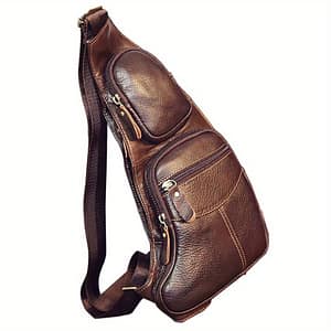 Vintage Leather Sling Bag Bags For Men Women Backpack Shoulder Messenger Crossbody Hiking Camping Tactical Chest Pack Daypack, Camping Accessories, Holiday Theme Clothing, Shoes & Jewelry Shop Online at Dubai Trades