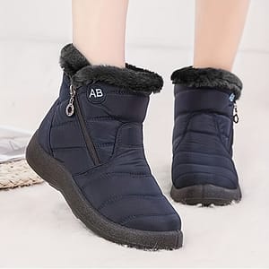 Women’s Warm Faux Fur Lined Snow Boots, Winter Side Zipper Ankle Boots, Women’s Footwear Clothing, Shoes & Jewelry Shop Online at Dubai Trades