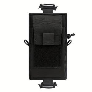 Tactical Polyester Backpack Strap Pouch – Smartphone Attachment Bag For Hiking, Compatible With Mobile Phones Up To 6.7 Inches, No Battery – Multiple Storage Compartments Accessories Shop Online at Dubai Trades