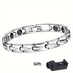 Titanium Steel Bracelet In Of A Water Drop, Suitable For Men And Women, A Fashionable Couple Bracelet, A Healthy Gift To Give To Your , Family, . Bracelets Shop Online at Dubai Trades