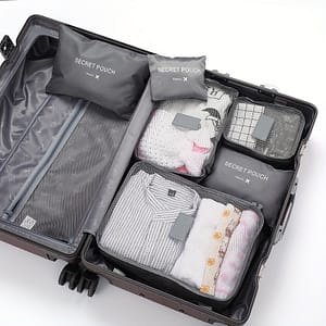 Travel Storage Set Of 6 – Versatile Organizer For Cosmetics, Clothes, Toiletries & More Clothing, Shoes & Jewelry Shop Online at Dubai Trades