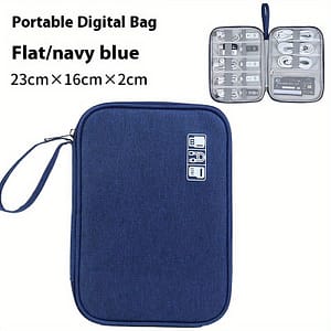 Travel-ready Digital Storage Box: Waterproof, Organizes Cables, , Phones, Usbs, Sd Cards, Hard Drives, And Portable Power Banks Cable Organizer Bags & Cases Shop Online at Dubai Trades