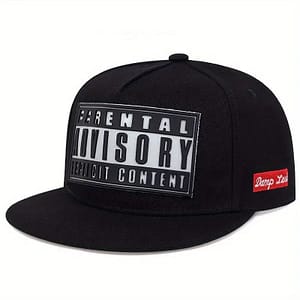 Trendy Advisory Patch Snapback Hat Hip Hop Color Block Baseball Cap Unisex Lightweight Sunscreen Dad Hats For Women Men Accessories Shop Online at Dubai Trades