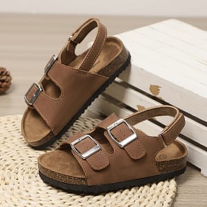 Trendy Comfortable Solid Color Open Toe Sandals For Girls, Breathable Lightweight Sandals For Indoor Outdoor Beach, Spring Summer Autumn Clothing, Shoes & Jewelry Shop Online at Dubai Trades