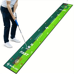 Two-speed Golf Putting Practice Mat, Anti-slip Backing Golf Putting Green For Indoor/outdoor Golf Shop Online at Dubai Trades