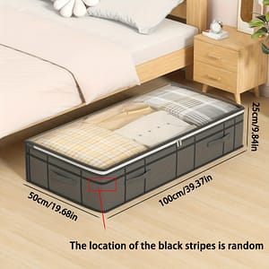 Under Bed Storage Organizer With Clear Top, Large Capacity Clothes Storage Bag, Home Organization Clothing & Closet Storage Shop Online at Dubai Trades