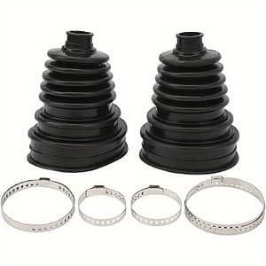 Universal Fit 2pcs Cv Joint Boot Kits, Silicone Dustproof Cover For Car Drive Shaft, Ball Seat Repair With Stainless Steel Clamps Automotive Shop Online at Dubai Trades