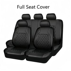 Universal Fit Leather Car Seat Covers Set, Black Full Coverage Seat Protectors With Sponge Filling, , & Comfortable – Interior Protection, Applicable To Most Models Automotive Shop Online at Dubai Trades