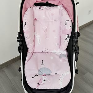 Universal Stroller Cushion Pad For Babies 0-3 Years, Reversible Quilted Polyester Liner With Adjustable Belts – Enhanced Thickness For Infant Carriage Support Accessories Shop Online at Dubai Trades