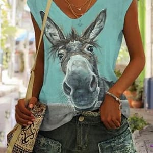 V Neck Top, Casual Sleeveless Top For , Women’s Clothing Clothing Shop Online at Dubai Trades