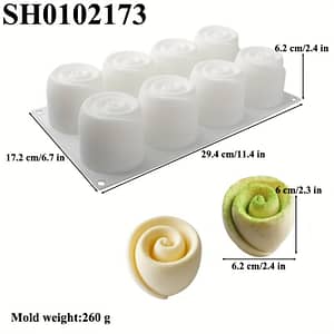 Valentine’s -cavity Rose Flower Silicone Mousse & Cake Mold – , Reusable Baking Tool For Homemade Soaps And Desserts Bakeware Shop Online at Dubai Trades