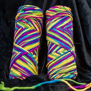 Variegated Acrylic Yarn – 100% Acrylic Fiber, Self-striping, Mixed Color Skein For Knitting & Crochet, 8-strand Hand-dyed, Multi-colored Craft Yarn (95g/3.5oz, 464.5in/118m) Arts, Crafts & Sewing Shop Online at Dubai Trades