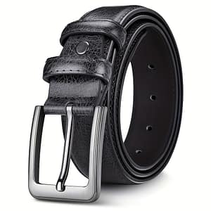 Versatile Men’s Buckle Leather Belt, Denim Pants Belt For Youth, Middle-aged, And Elderly Men’s Casual Wear Accessories Shop Online at Dubai Trades