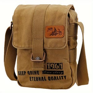 Vintage Canvas Shoulder Bag, Fashion Lightweight Sling Bag, Outdoor Casual Travel Crossbody Bag For Daily Use Clothing, Shoes & Jewelry Shop Online at Dubai Trades