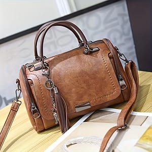 Vintage Crossbody Boston Bag, Retro Top Handle Shoulder Bag, Women’s Casual Handbag & Purse Clothing, Shoes & Jewelry Shop Online at Dubai Trades