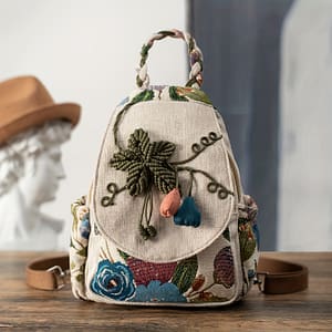 Vintage Ethnic Style Backpack, Retro Bohemian Travel Daypack, Women’s Casual Boho Knapsack Clothing, Shoes & Jewelry Shop Online at Dubai Trades